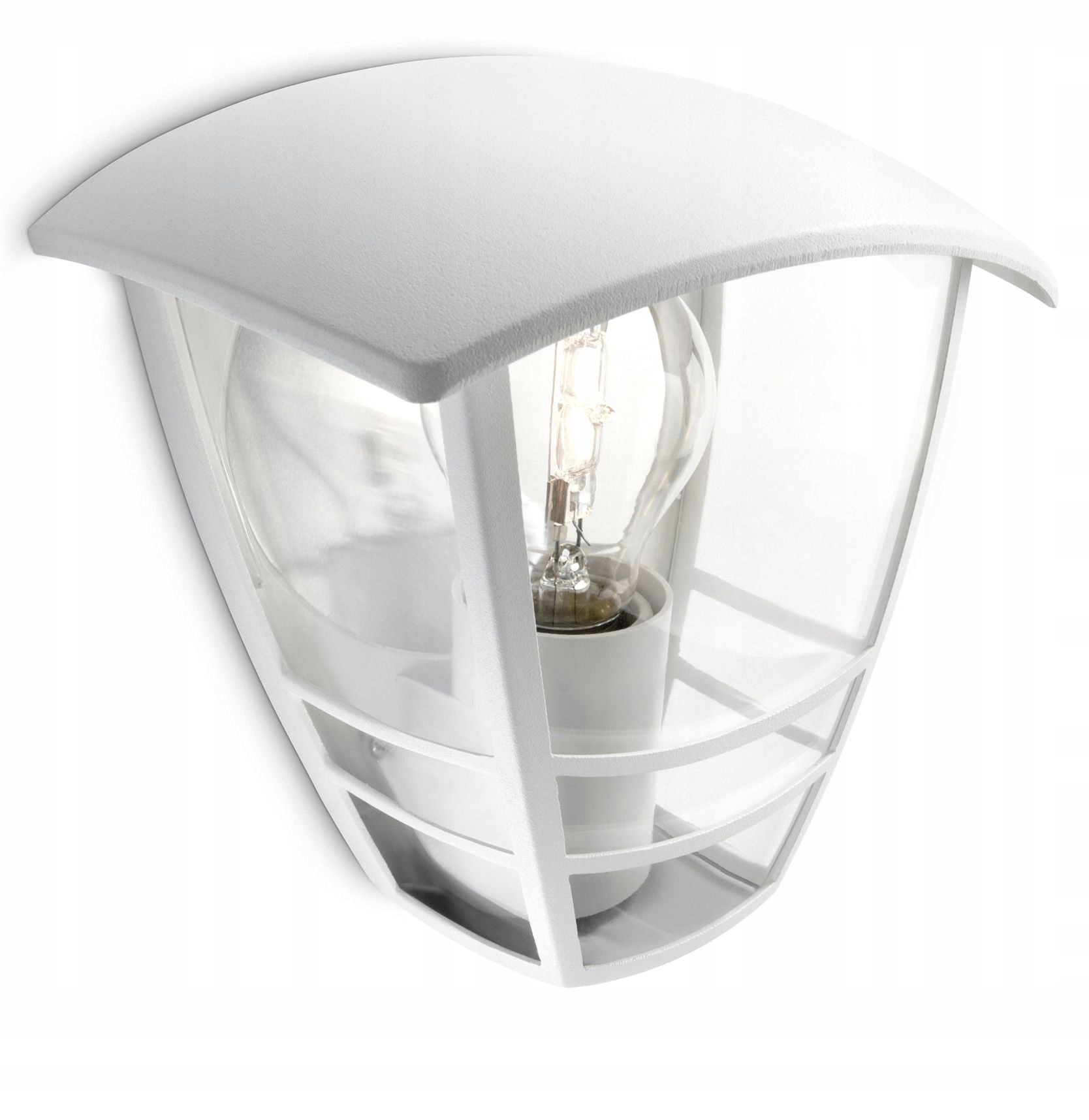 Záhradné nástenné svietidlo Philips biele E27 60 W